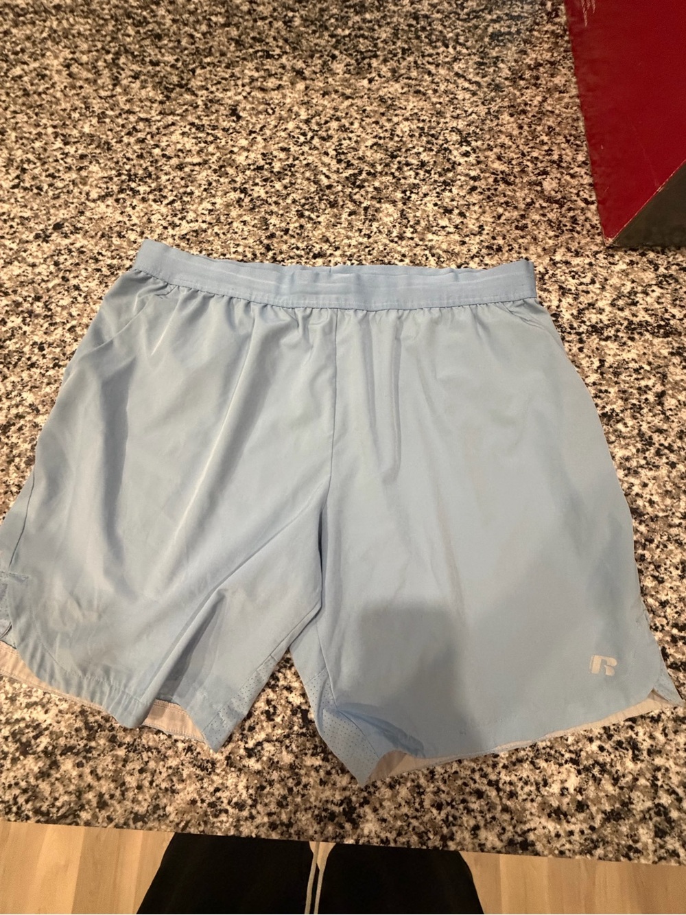 Russell Athletic Light Blue Men's Performance Shorts